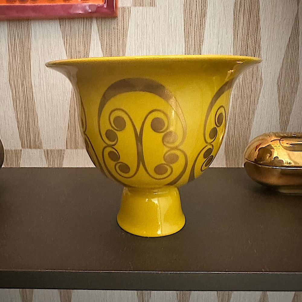 Jonathan Adler Santorini Persephone footed bowl/vase